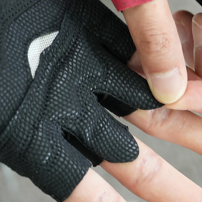 Sports Cycling Half Finger Anti-Slip Ice Silk Gloves - Image 6