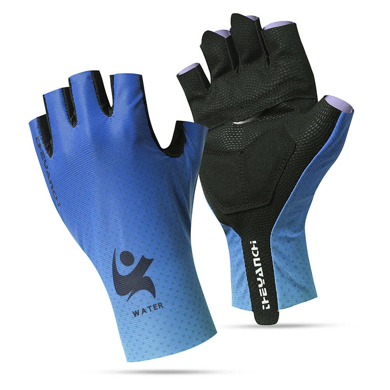 Sports Cycling Half Finger Anti-Slip Ice Silk Gloves - Image 8