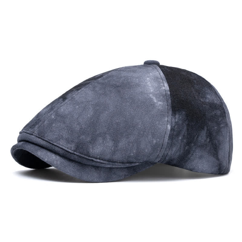 Spring Stylish Tie-dyed Newsboy Cotton Beret Hat - Image 16