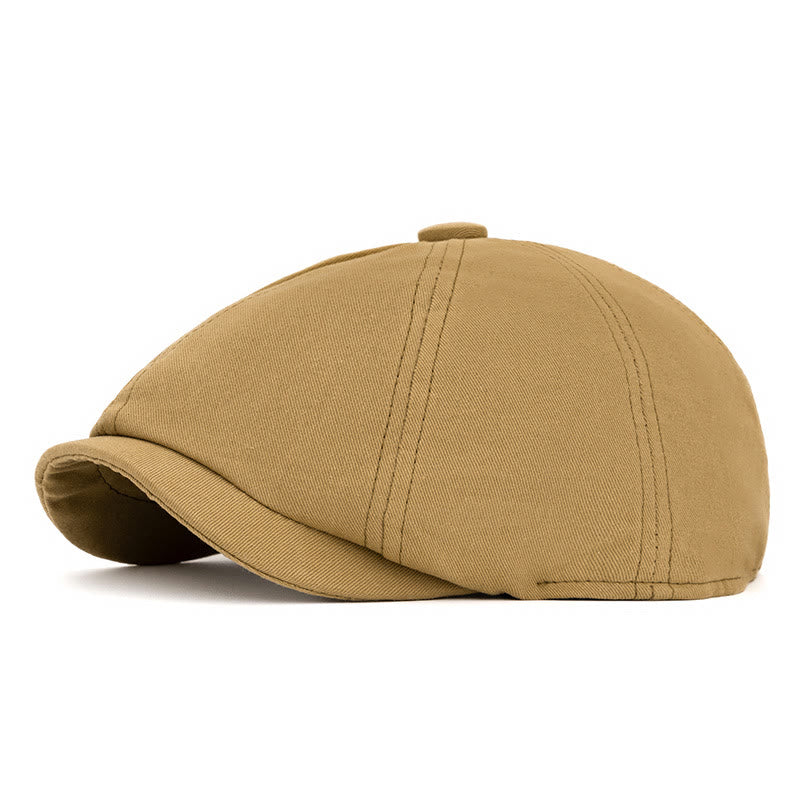 Spring & Summer British Retro Octagonal Hat Beret