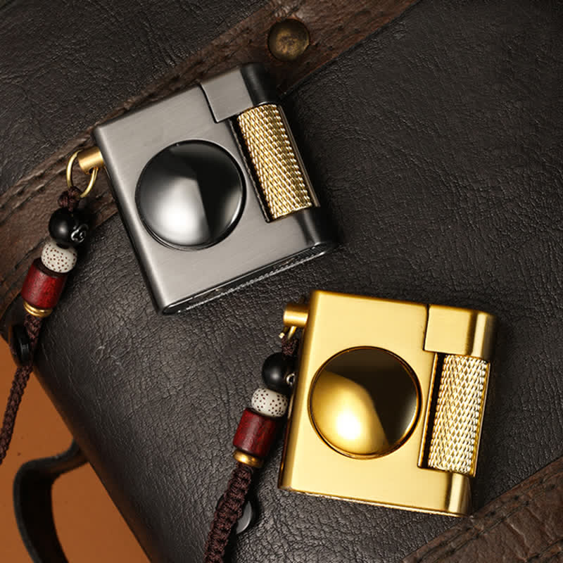Square Rotating Decompression Inflatable Kerosene Lighter - Image 2
