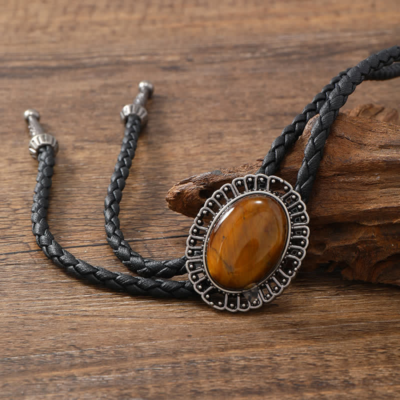 Stunning Western Replica Stone Bolo Tie - Image 10