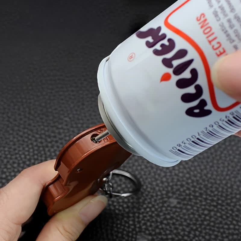 Styling Cute Violin Butane Lighter Keychain - Image 3
