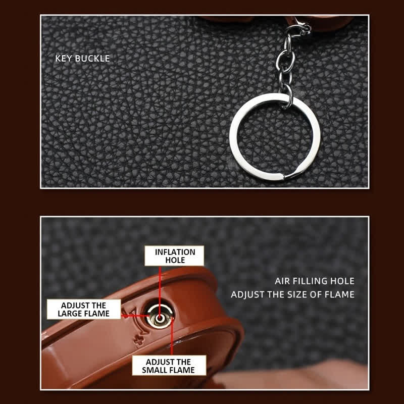 Styling Cute Violin Butane Lighter Keychain - Image 7