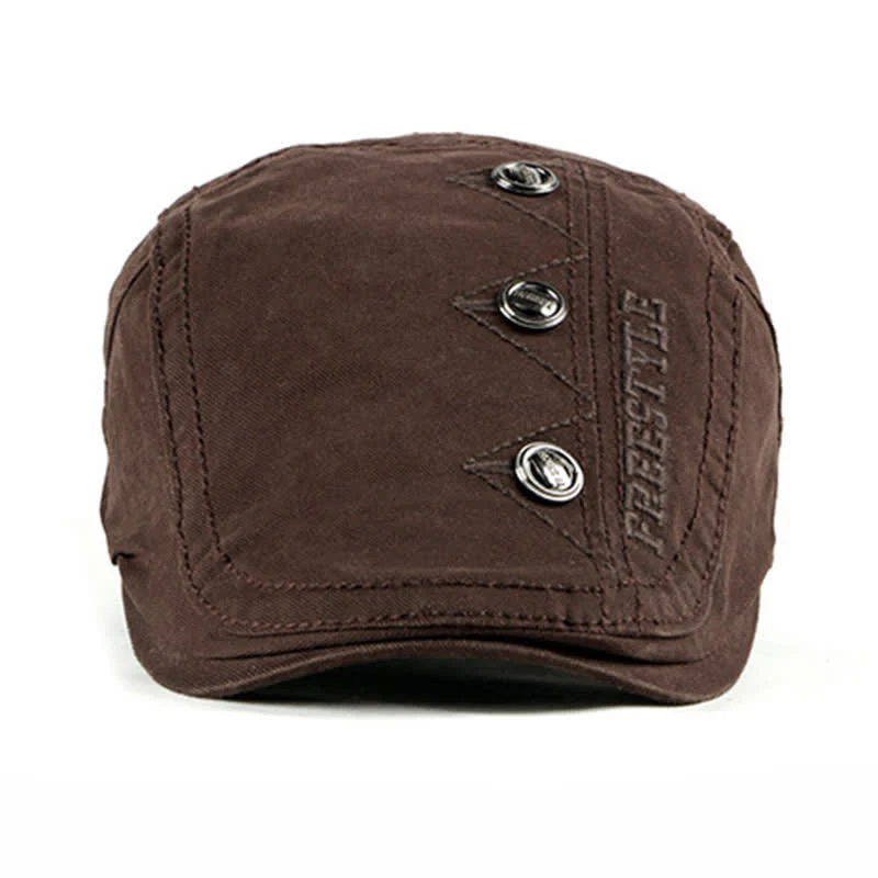 Stylish Punk Rivet Decors Flat Beret Hat - Image 11