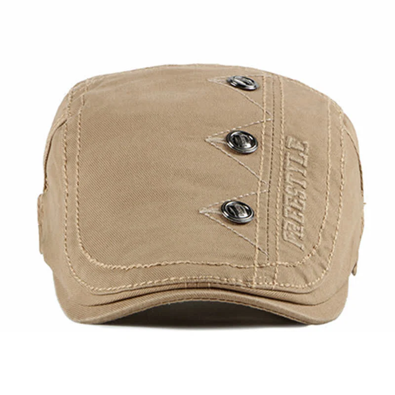Stylish Punk Rivet Decors Flat Beret Hat - Image 2