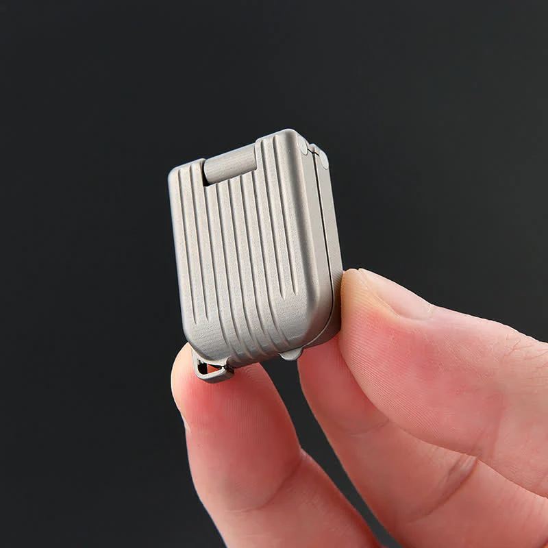 Suitcase Shape Unboxing EDC-Tool Hidden Knife Keychain - Image 5