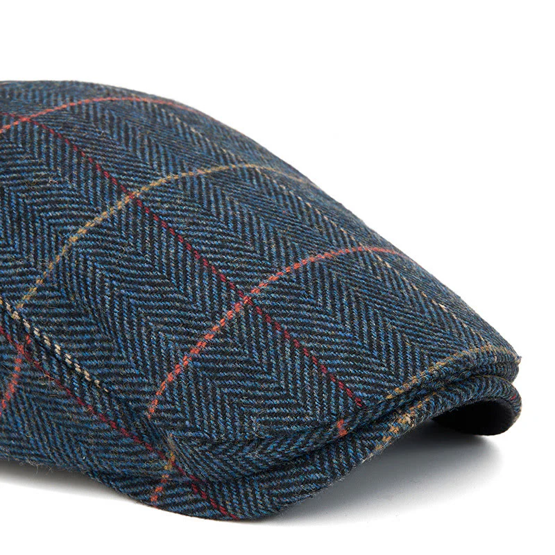 Summer Lightweight Checkered Beret Hat - Image 3