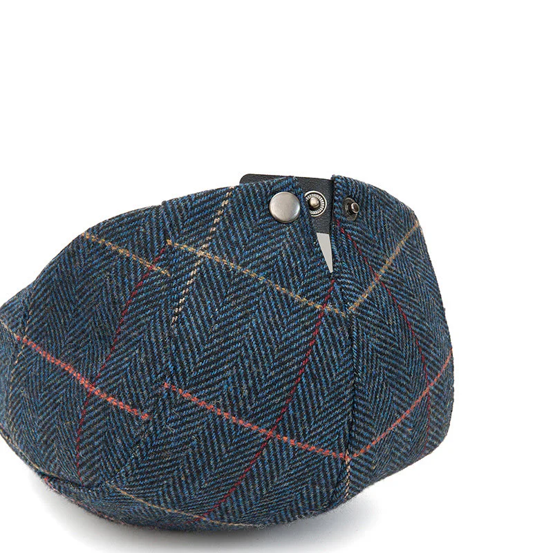 Summer Lightweight Checkered Beret Hat - Image 4
