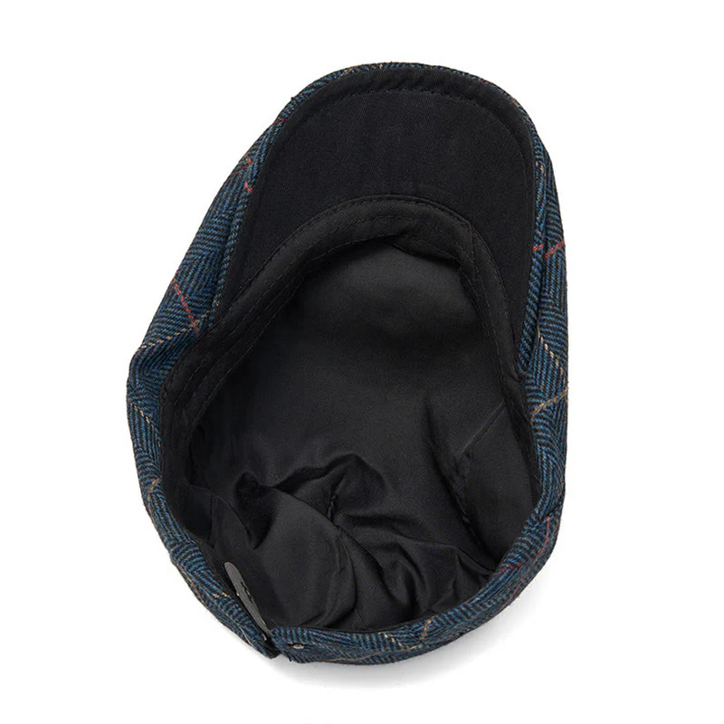 Summer Lightweight Checkered Beret Hat - Image 5