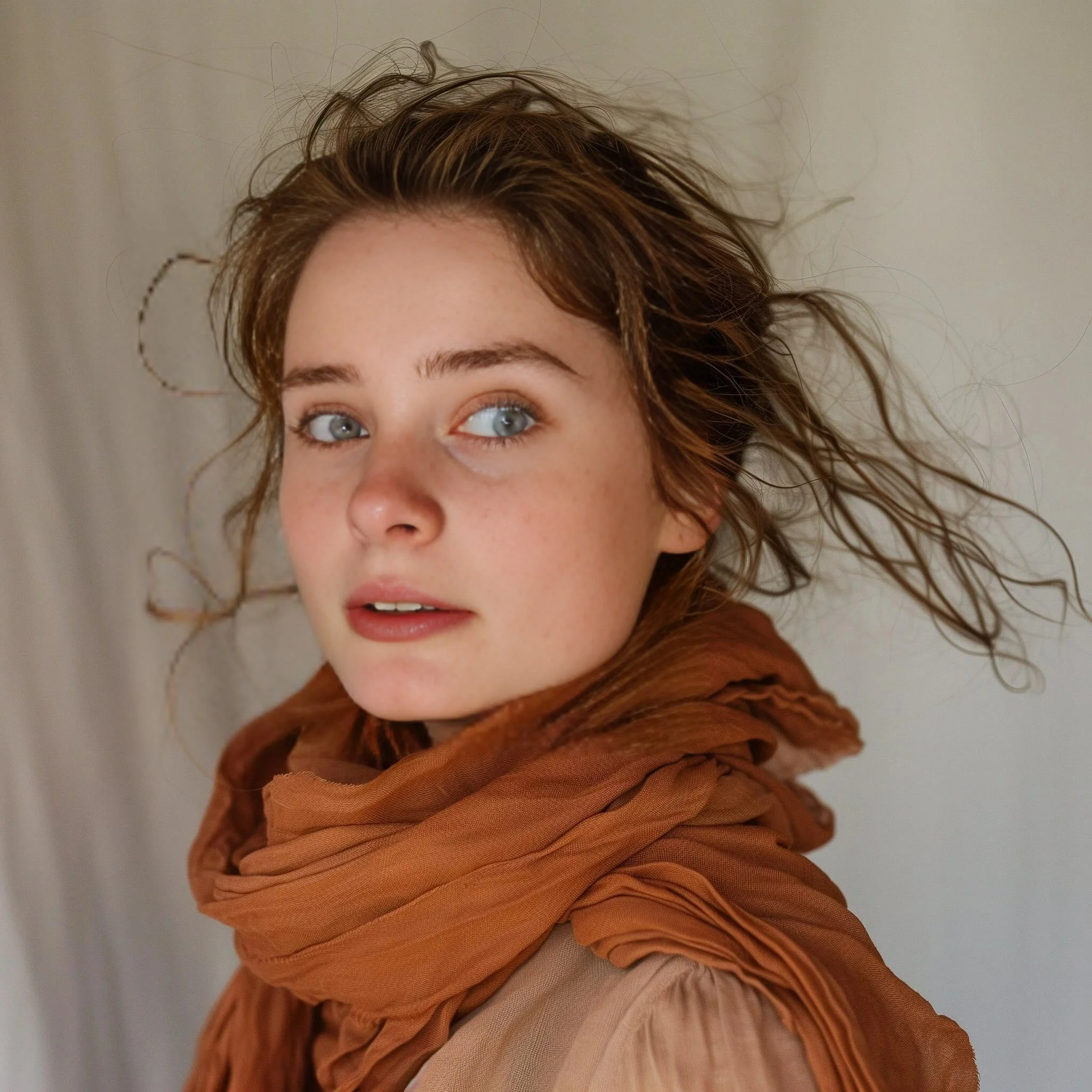 Summer Voile Solid Color Cotton Linen Thin Scarf - Image 3
