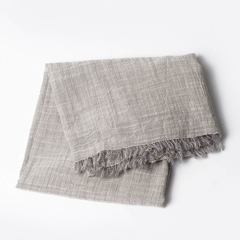 Three-Tone Color Matching Wrinkles Summer Thin Scarf - Image 19