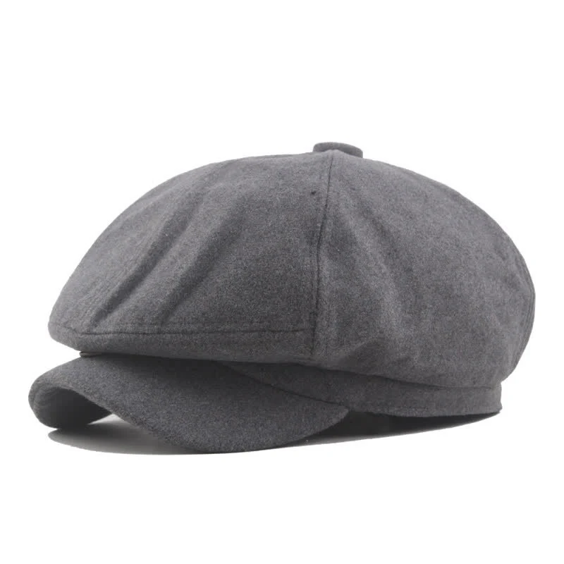 Timeless Vintage Classic Driving Cabbie Octagonal Beret Hat - Image 3