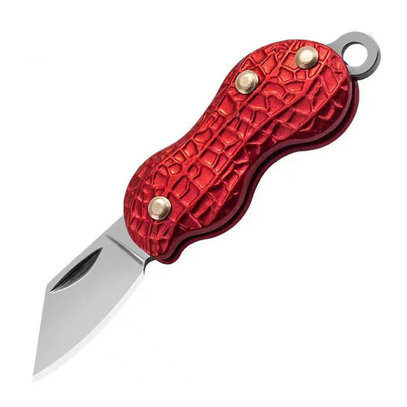 Tiny Cute Peanut Pocket Knife Keychain - Image 6
