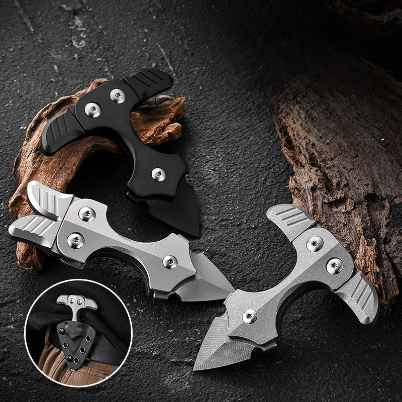 Titanium Alloy Multifunctional Portable Self-defense EDC-Tool Knife