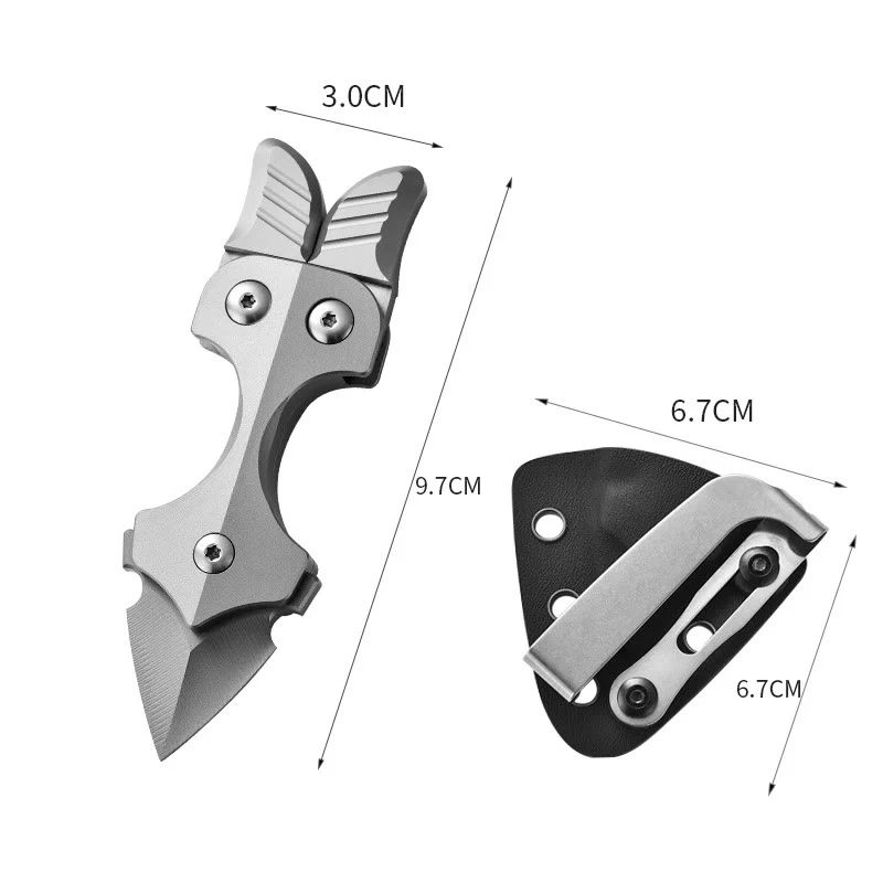 Titanium Alloy Multifunctional Portable Self-defense EDC-Tool Knife - Image 10