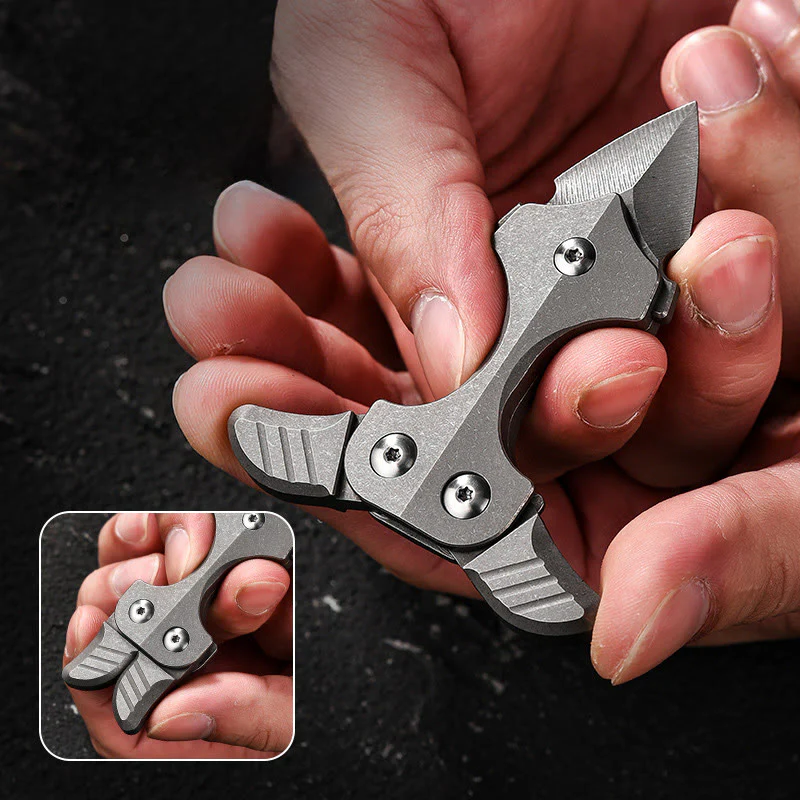 Titanium Alloy Multifunctional Portable Self-defense EDC-Tool Knife - Image 2