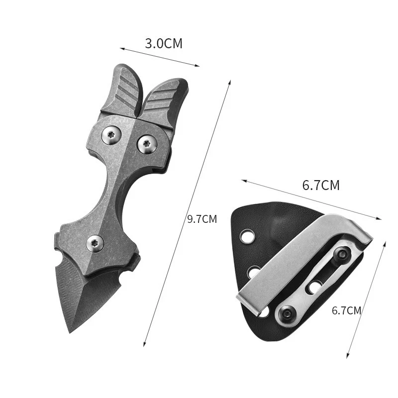Titanium Alloy Multifunctional Portable Self-defense EDC-Tool Knife - Image 9
