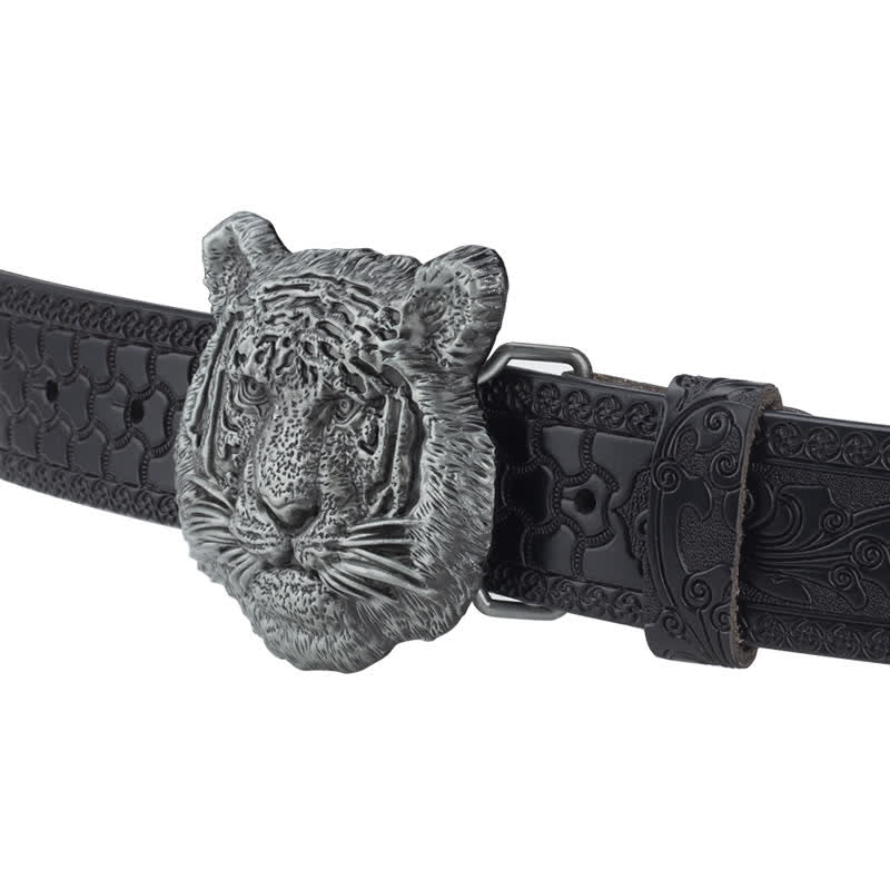 Toger Head Jeans Decorative Western Leather Belt - Image 5