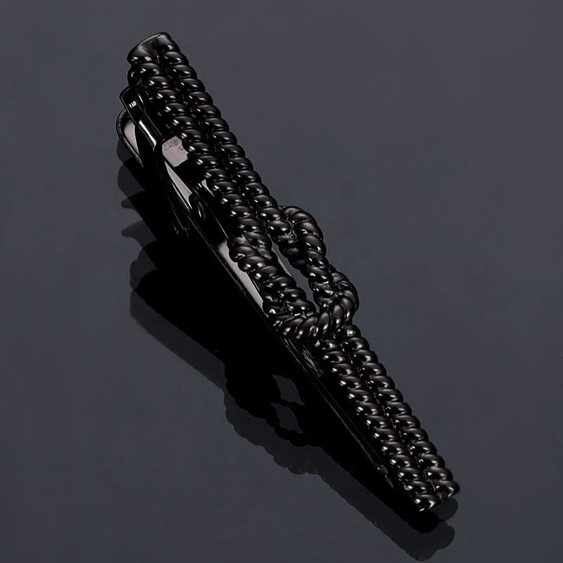 Twist Pattern Tie Clip For Daily Suit - Image 5