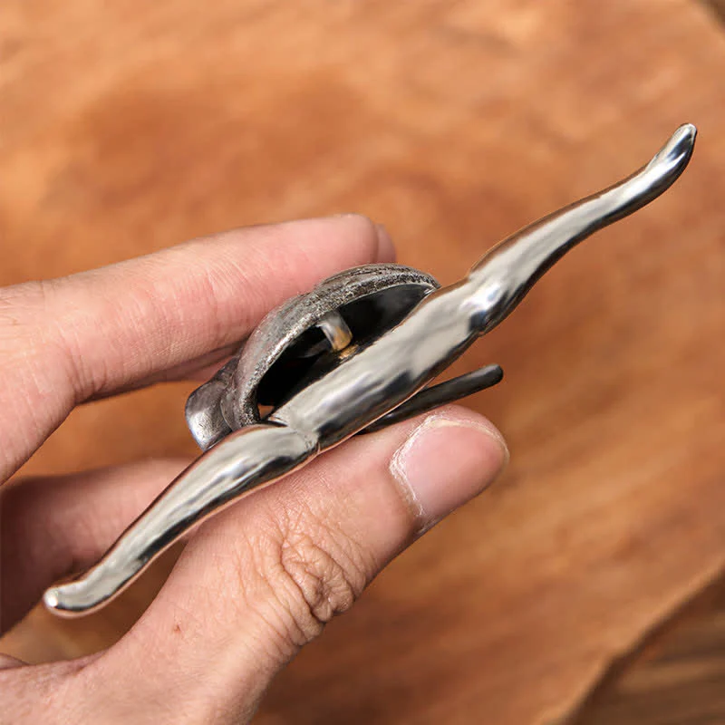 Unique Longhorn Head DIY Hidden Knife Silver Buckle Leather Belt - Image 8