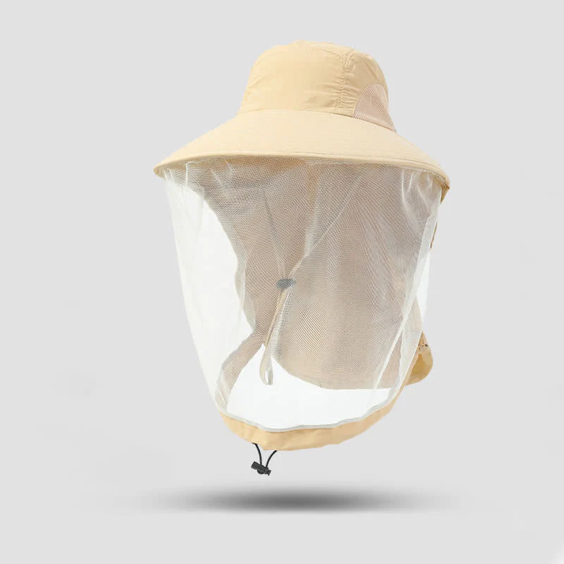 Unisex Anti Mosquito Insect Bucket Hat With Veil Mesh Protection - Image 11