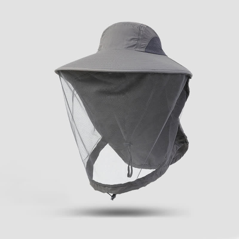 Unisex Anti Mosquito Insect Bucket Hat With Veil Mesh Protection - Image 13