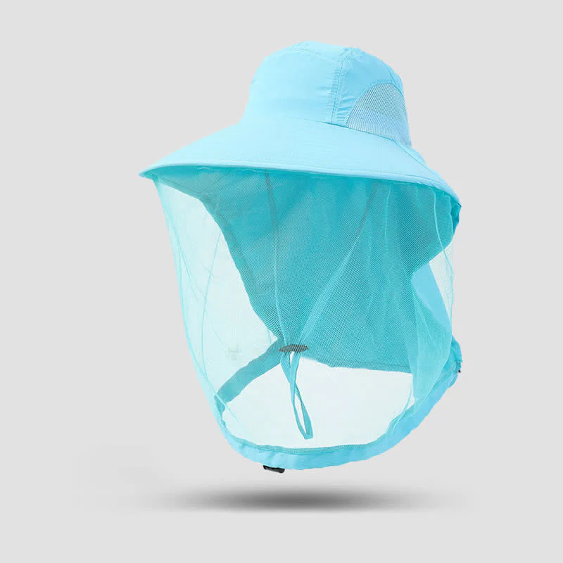 Unisex Anti Mosquito Insect Bucket Hat With Veil Mesh Protection - Image 15