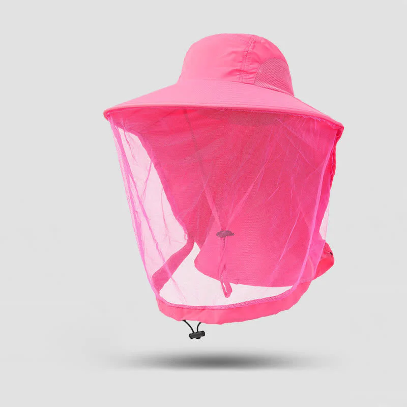 Unisex Anti Mosquito Insect Bucket Hat With Veil Mesh Protection - Image 17