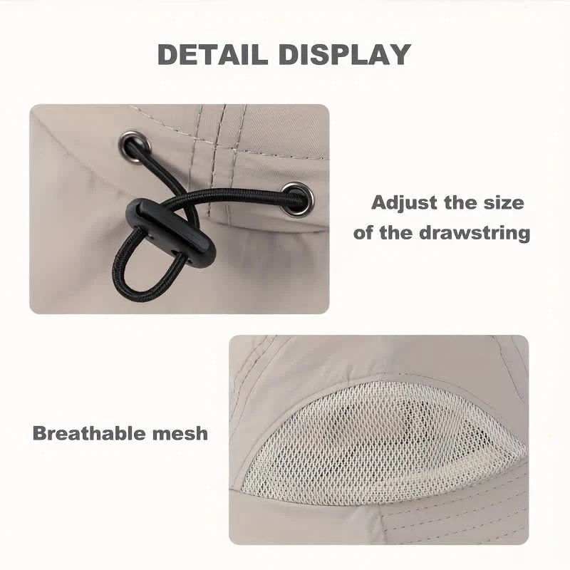 Unisex Anti Mosquito Insect Bucket Hat With Veil Mesh Protection - Image 4