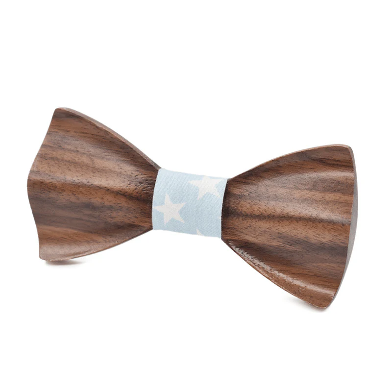 Unisex Creative Dark Wooden 3D Bow Tie - Image 5