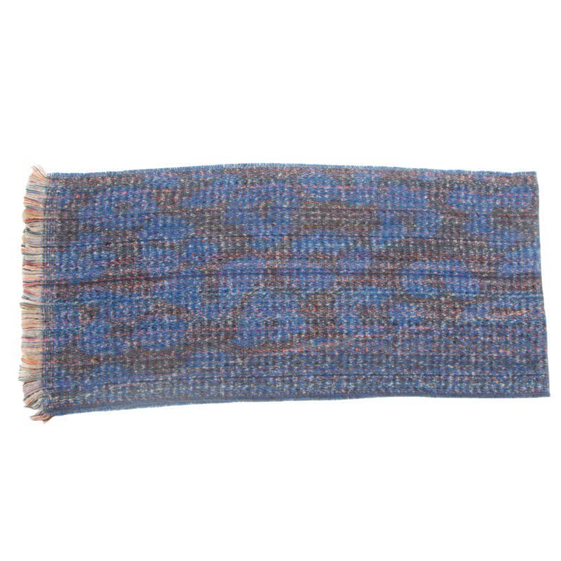 Unisex Pretty Leopard Print Short Fringe Scarf - Image 12