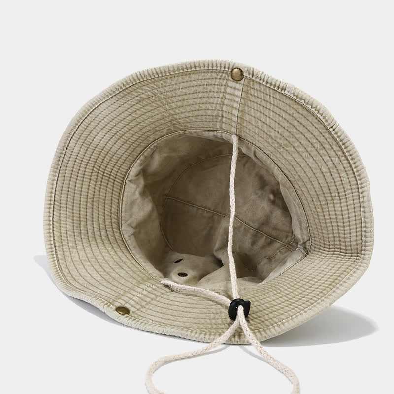 Unisex Rhinestones Star Cowboy Bucket Hat - Image 8