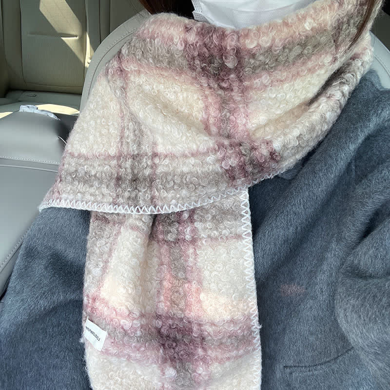 Unisex Winter Accessories Ultra Flush Plaid Scarf - Image 11