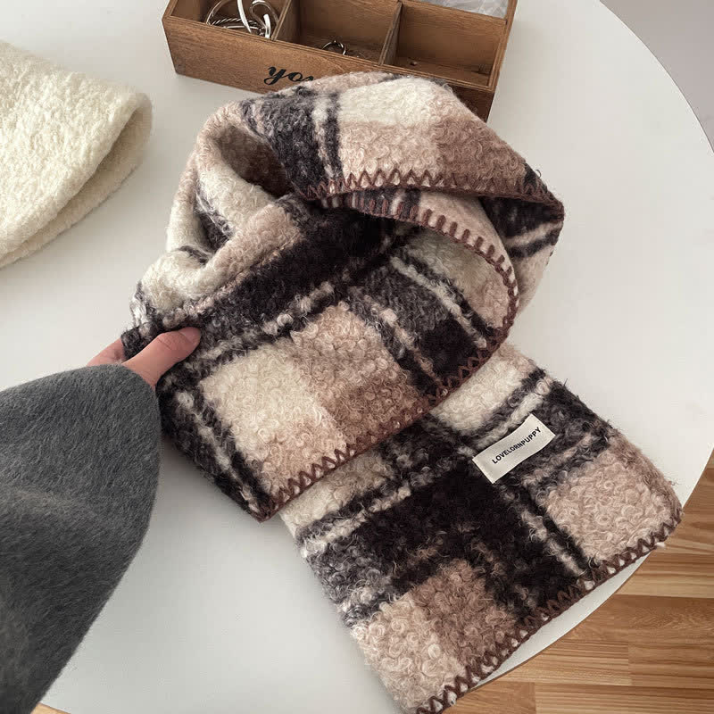 Unisex Winter Accessories Ultra Flush Plaid Scarf - Image 19