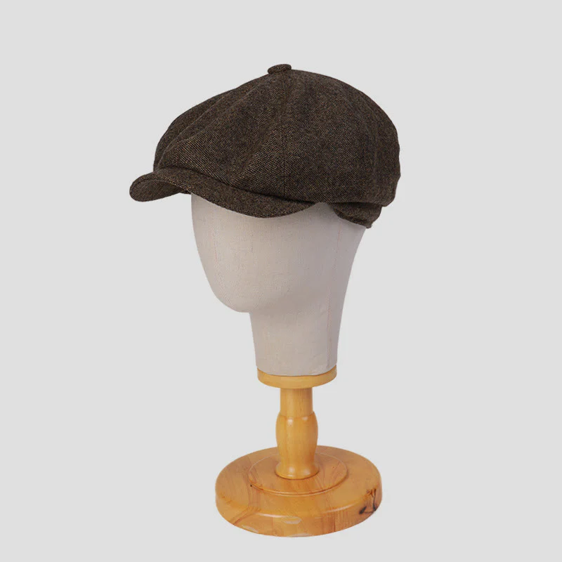 Unisex Winter Retro Personalized Beret Hat - Image 2