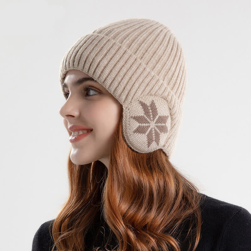 Unisex Winter Warm Thickened Beanie Knitted Hat - Image 3
