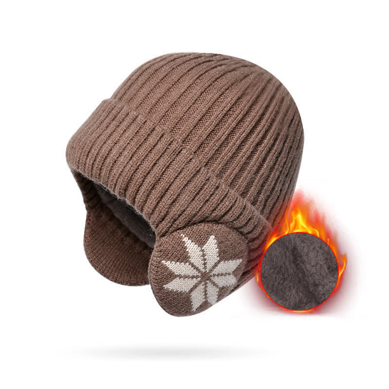 Unisex Winter Warm Thickened Beanie Knitted Hat - Image 4