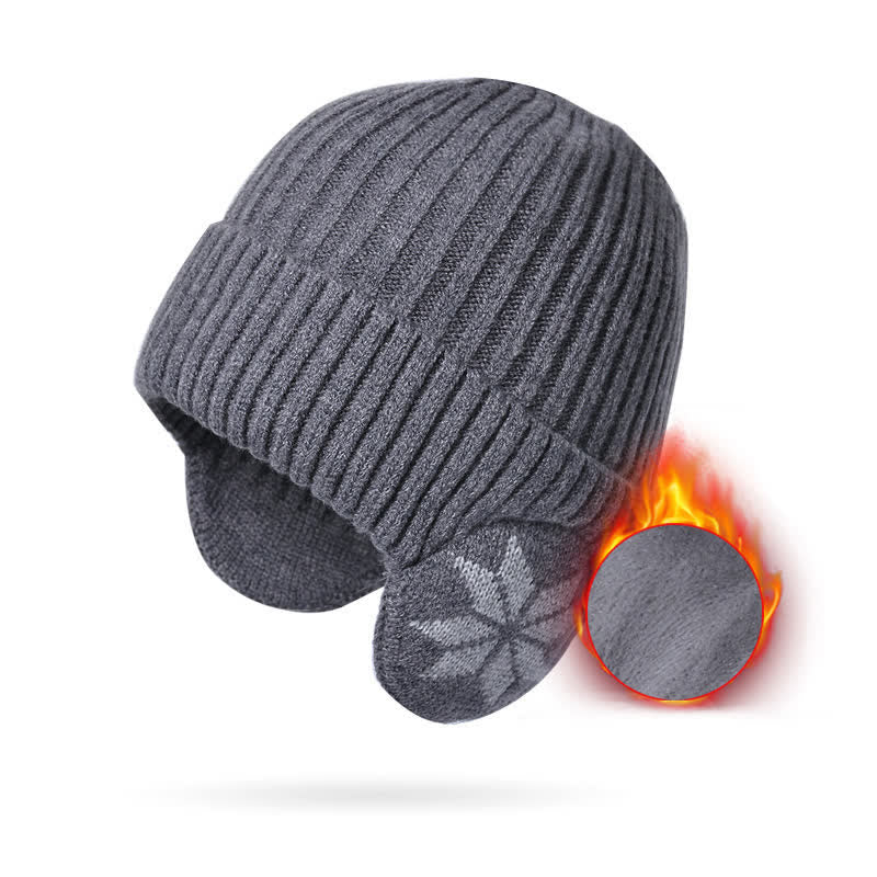 Unisex Winter Warm Thickened Beanie Knitted Hat - Image 5