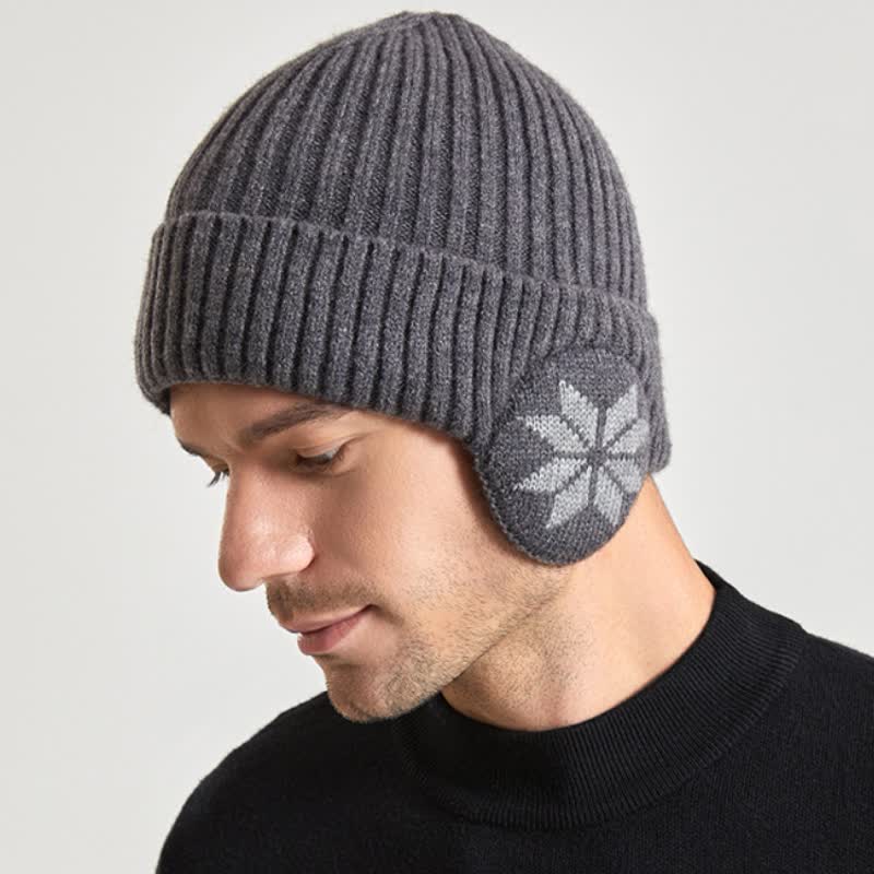 Unisex Winter Warm Thickened Beanie Knitted Hat - Image 6
