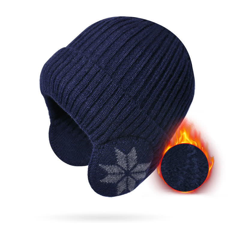 Unisex Winter Warm Thickened Beanie Knitted Hat - Image 7