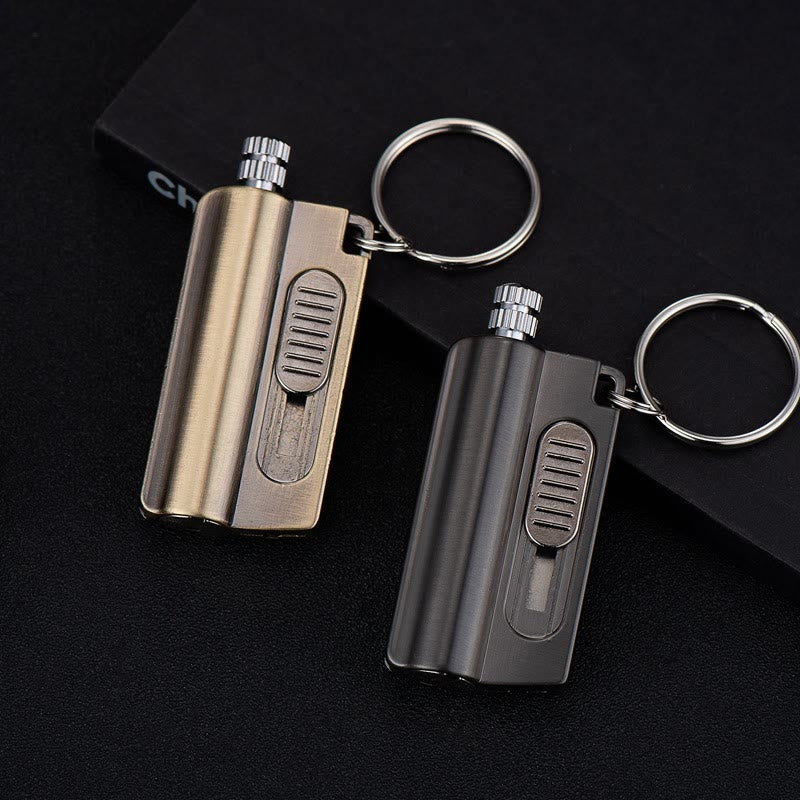 Utility Knife Box Opener Permanent Match Keychain Kerosene Lighter - Image 2