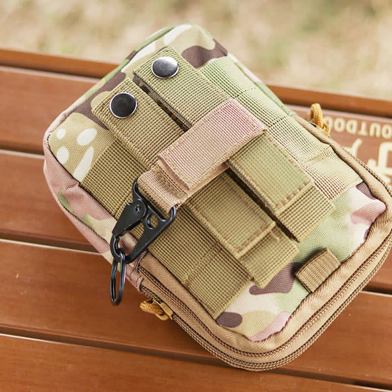 Touch Fastener Webbing Tactic Belt Loop Nylon Keychain - Image 4