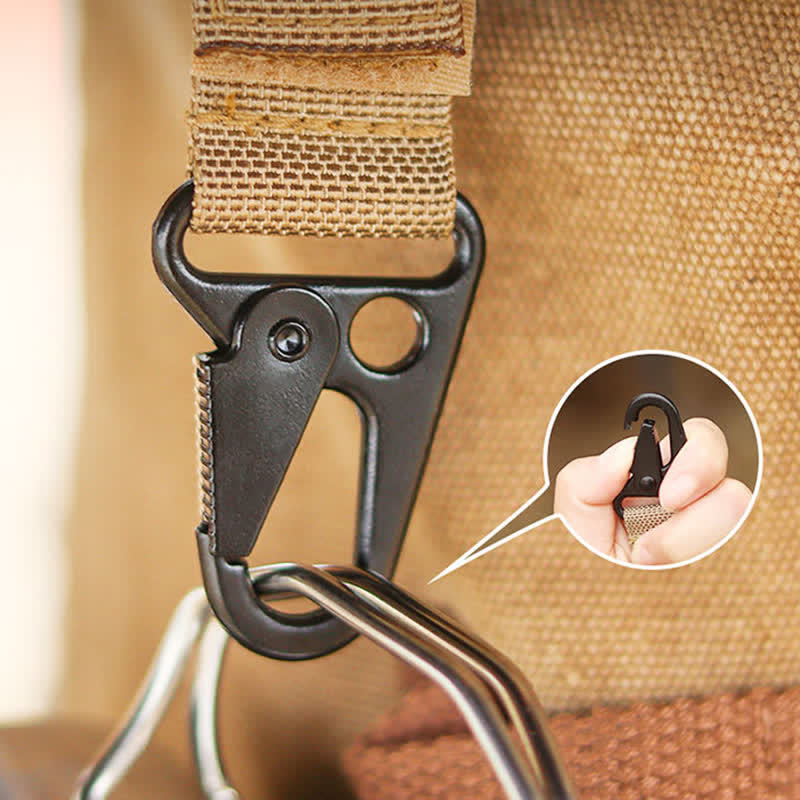 Touch Fastener Webbing Tactic Belt Loop Nylon Keychain - Image 5