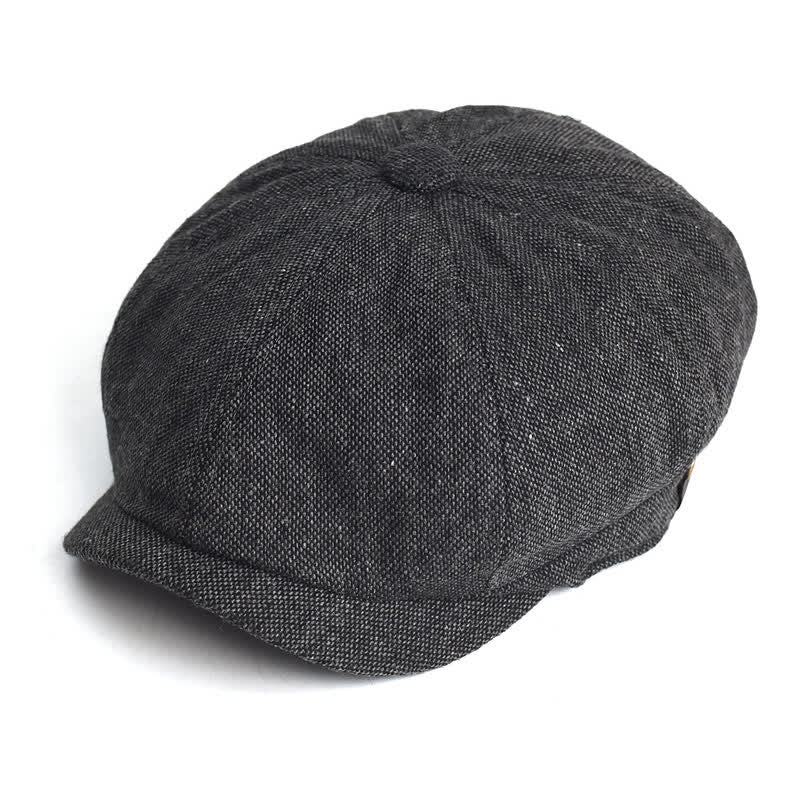 Versatile Classic Newsboy Octagonal Beret Hat - Image 11