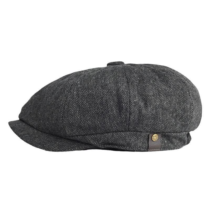 Versatile Classic Newsboy Octagonal Beret Hat - Image 12