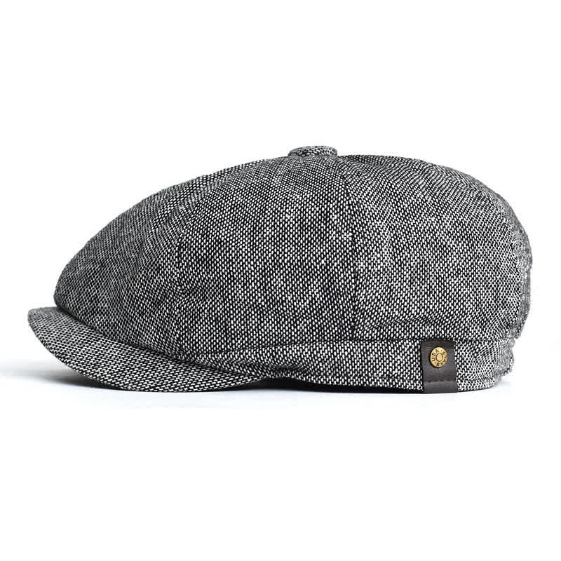 Versatile Classic Newsboy Octagonal Beret Hat - Image 6