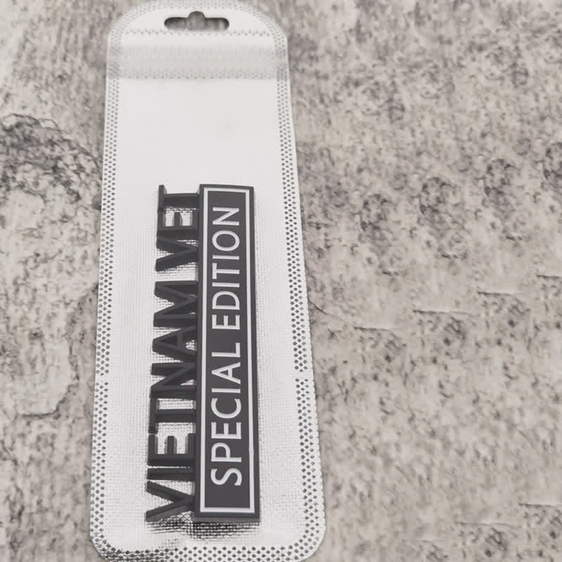 VIETNAM VET EDITION Metal Sticker Car Badge - Image 7