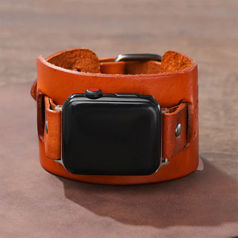 Viking Celtic Knot Totem Leather Watch Band - Image 6