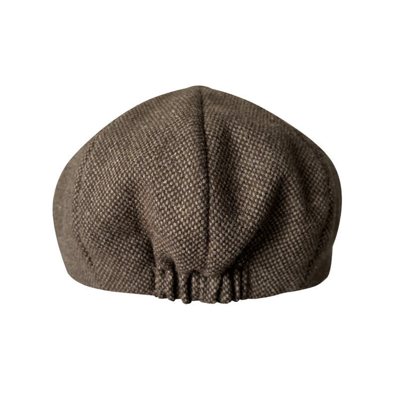 Vintage Auburn Newsboy Beret Octagonal Cap - Image 7
